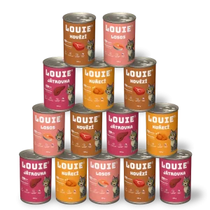 Konzervy Louie - různá příchuť